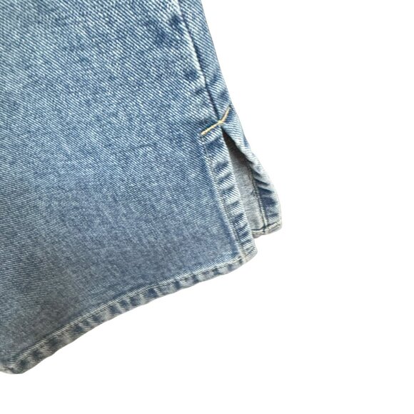 Boston Proper Women’s Flare Jeans Size 28 Blue Denim Split Hem - Picture 5 of 7